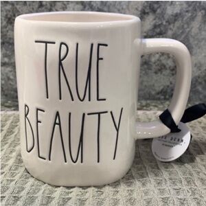 NWT Rae Dunn x Disney Beauty and the Beast TRUE BEAUTY Mug